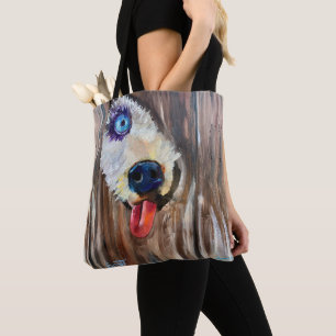 Tote Bag Transport de chiens de traîneau à chiots en Alas