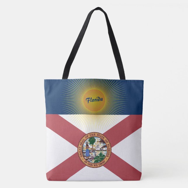 Tote Bag Transporter tout soleil Floride (Devant)