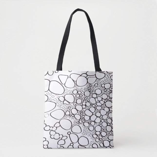 Tote Bag Travail numérique abstrait (Devant)