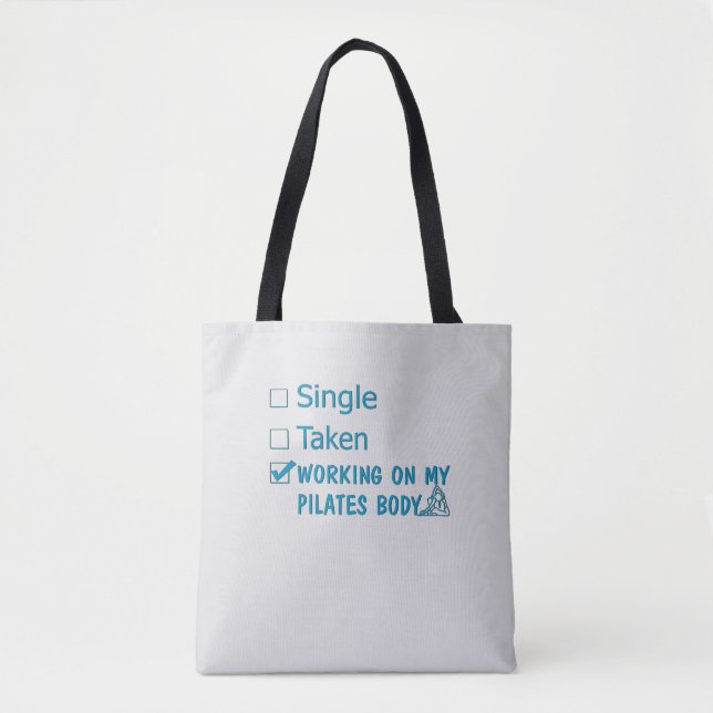 Tote Bag Travail sur mon corps de pilates (Devant)