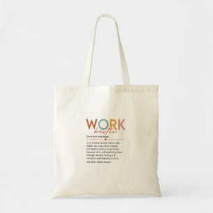 Tote Bag Travail vintage Bestie Définition Enseignants Infi