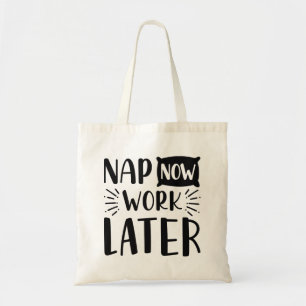 Tote Bag Travailler maintenant plus tard