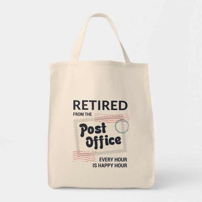 Tote Bag Travailleur de la poste retraité Mailman Funny (Devant)