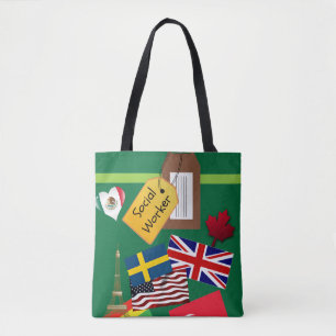 Tote Bag Travailleur social, Voyageur mondial