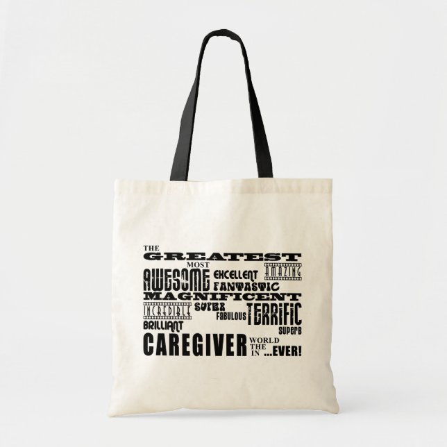 Tote Bag Travailleurs sociaux : Le plus grand travailleur (Devant)