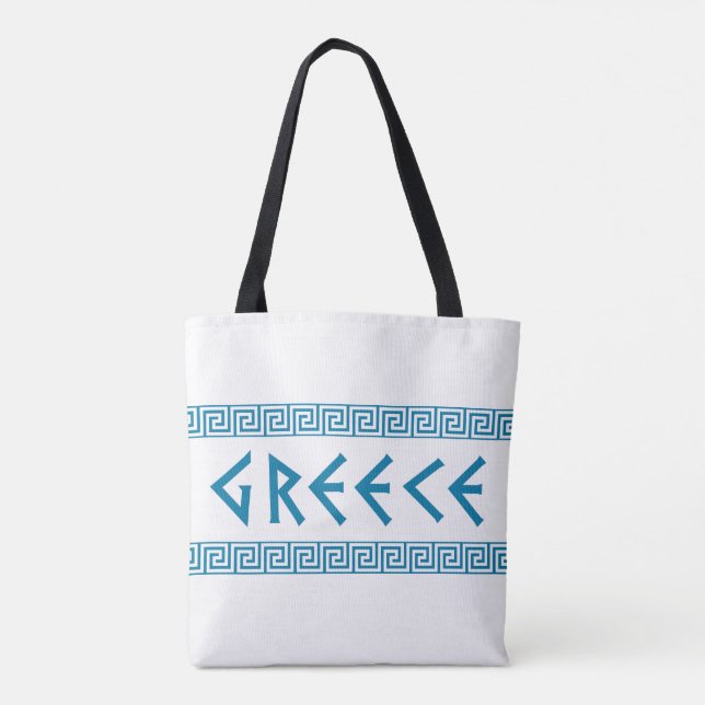 Tote Bag trave de Grec de symbole de nom des textes de (Dos)