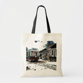 Tote Bag TRC Neon trcar à stn Black Handle Budget Fourre-to