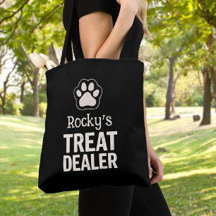 Tote Bag Treat Dealer drôle de chien amoureux