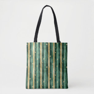 Tote Bag Trèfle Vert Or Saint-Patrick