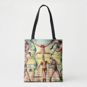 Tote Bag Treize hommes faisant des acrobaties