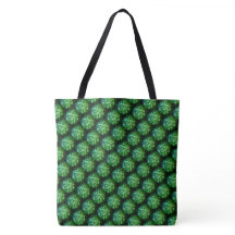 "Trellis verts" Fourre-tout à l'épaule