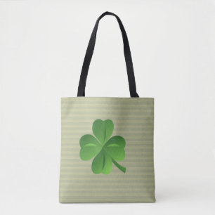 Tote Bag Trendy Irlandais Chanceux Shamrock Classe