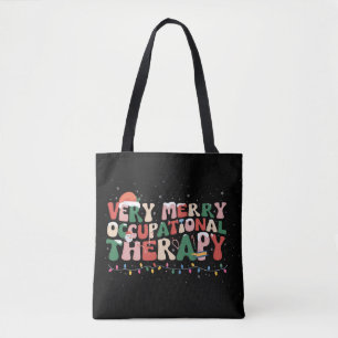 Tote Bag Très joyeuse thérapie occupationnelle de Noël OT N