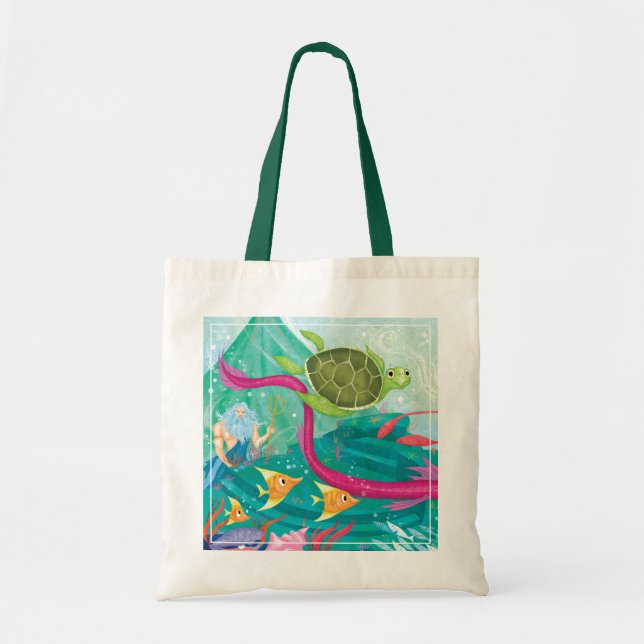 Tote Bag Trésors cachés d'océan (Devant)