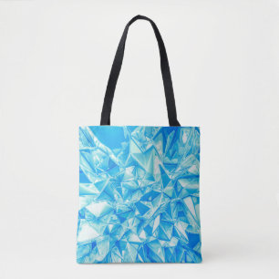 Tote Bag Triangle cristal, arrière - plan rendu 3D.