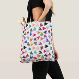 Tote Bag Triangles Boho Plus Gros