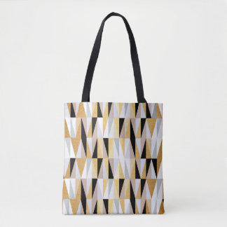 Tote Bag triangles de conception scandinave sans couture mo