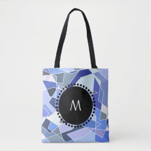 Tote Bag Triangles de géométrie monographique