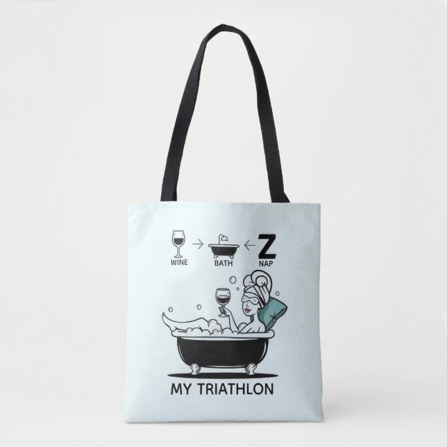 Tote Bag Triathlon féminin (Devant)