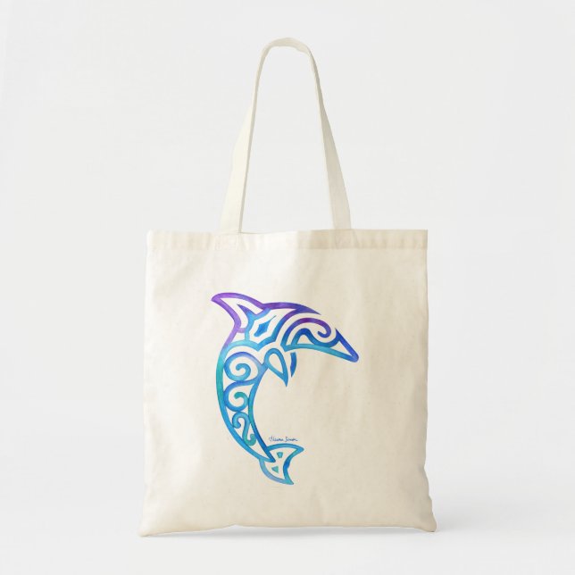 Tote Bag Tribal Dolphin (Devant)