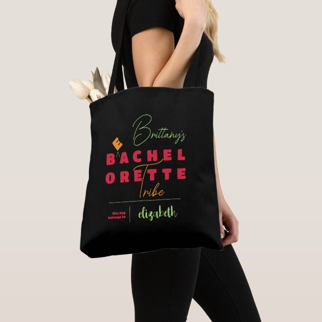 Tote Bag Tribu d'enterrement de vie de jeune fille (De près)