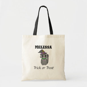 Tote Bag Trick d'Halloween personnalisé ou traitement du ch