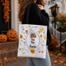 Trick or Treat personnalisé Halloween mignon