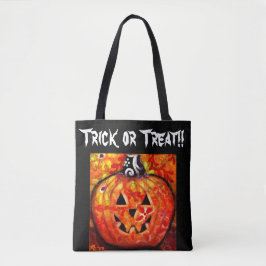 Tote Bag Trick ou traitement Halloween Jack-O-Lantern Whims
