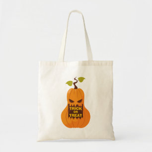 Tote Bag Trick ou traiter Halloween Scanner Citrouille Éffr