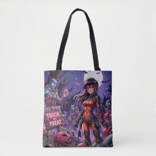 Tote Bag Trick ou traiter Halloween Zombies distribuer le c
