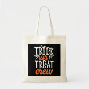 Tote Bag Trick Ou Treat Crew Funny mignon Lune Araignée
