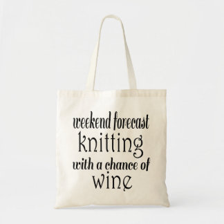 Tote Bag Tricot et vin