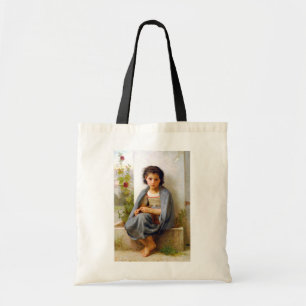 Tote Bag Tricot fille, Bouguereau