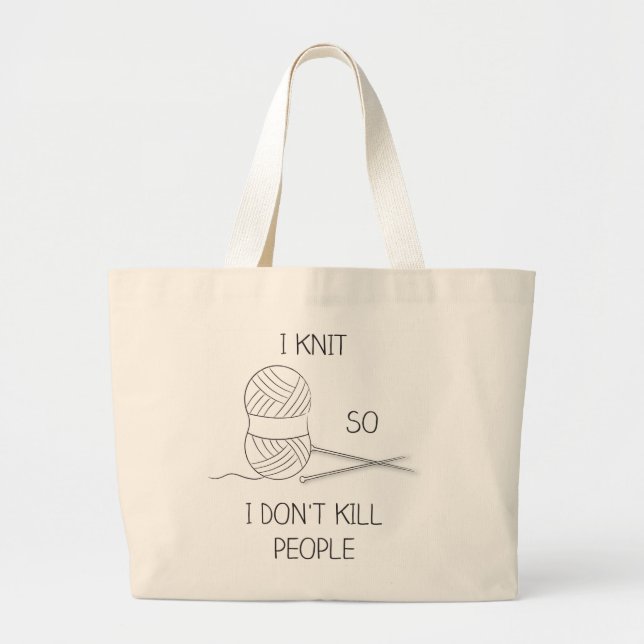 tote bag tricot XL (Devant)