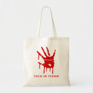 Tote Bag Tricoter Ou Terreur Éffrayant Halloween Halloween