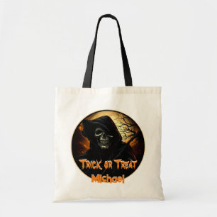 Tote Bag Tricoter ou traiter déplaisant Grim