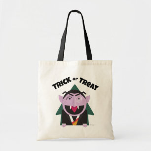 Tote Bag Tricoter ou traiter rue Sésame Halloween