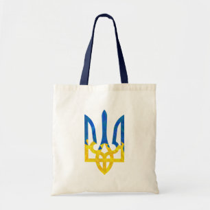 Tote Bag Trident ukrainien polygonal faible