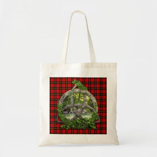 Tote Bag Trinité de Celtic de tartan de Wallace de clan
