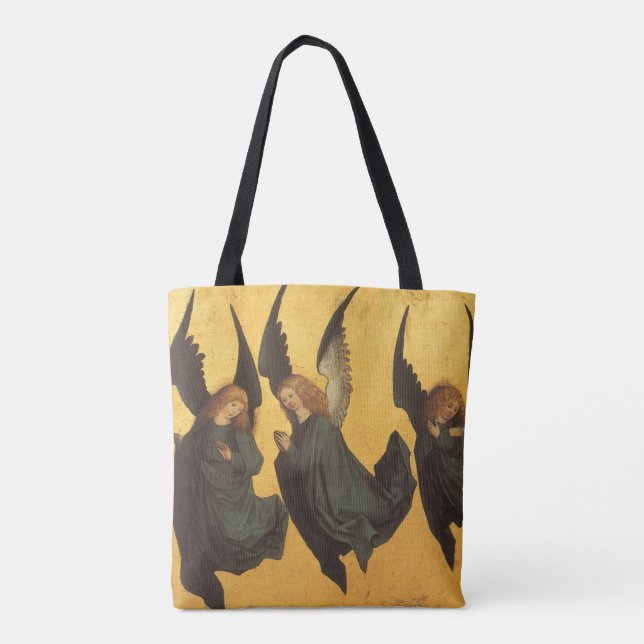 Tote Bag Trio des anges de la Renaissance par Maître du Hou (Dos)