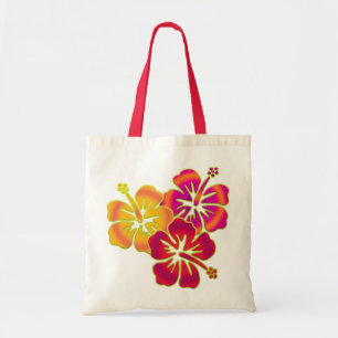 Tote Bag trio hibiscus