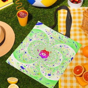 Tote Bag Trippy Green