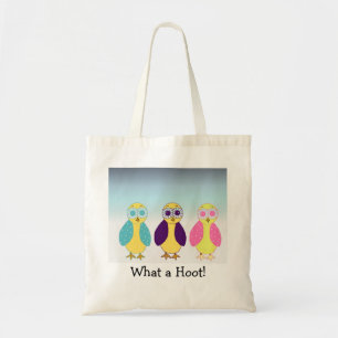 Tote Bag Trois Chouettes Cutes