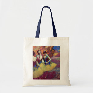 Tote Bag Trois danseuses de jupes jaunes par degrés