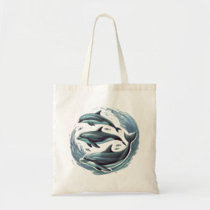Tote Bag Trois dauphins