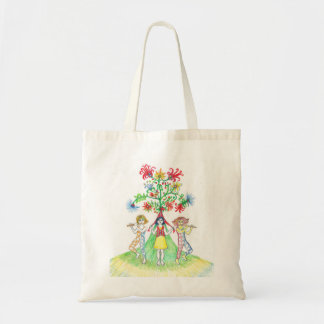 Tote Bag Trois figures et Arbre de Vie