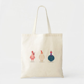 Tote Bag Trois mignons poulets