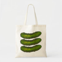 Trois pinces vertes croustillantes Kosher Pickle