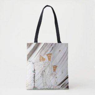 Tote Bag Trois princesses dans la montagne bleue par Kay Ni