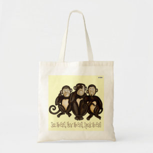 Tote Bag Trois singes sages